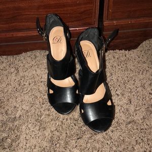 wedged heels